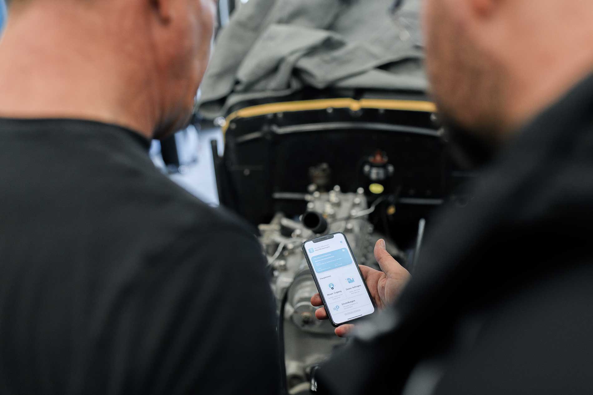 Die App "Apptretung" in der Anwendung, © Daniel Lisbona