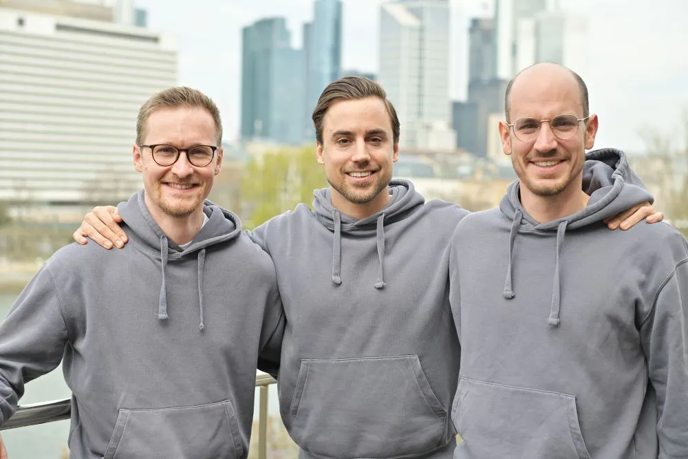 Das Cyreen-Gründerteam (v.l.n.r.): Benedict Boos, Ciril Hofmann und Davide Scheidegger.