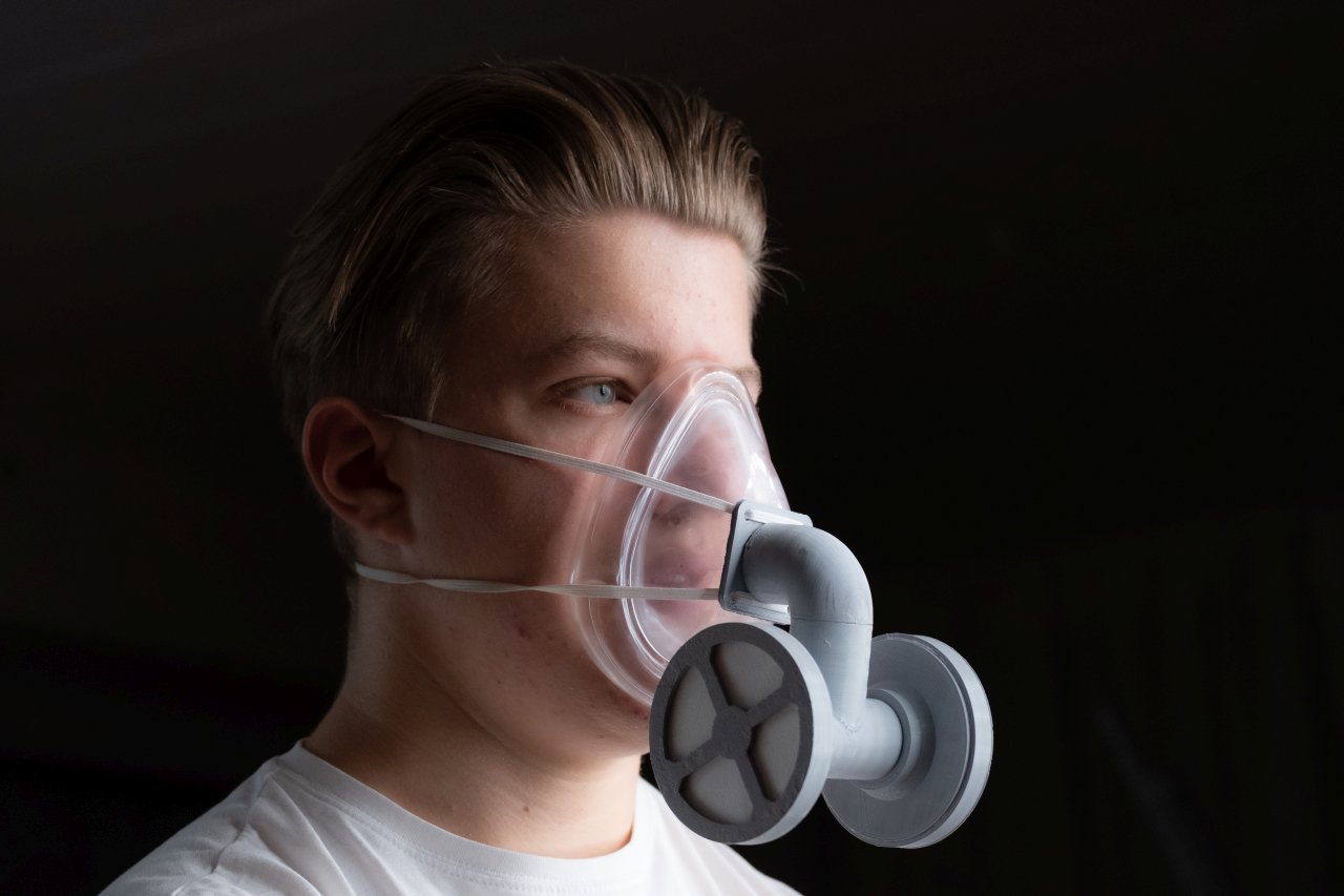 Eine Atemschutzmaske aus dem 3D-Drucker - auch das ist möglich. Bild: 3dforyou