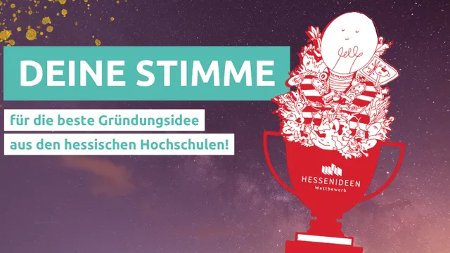 Plakat Aufruf Online-Voting Hessen Ideen-Wettbewerb 2025