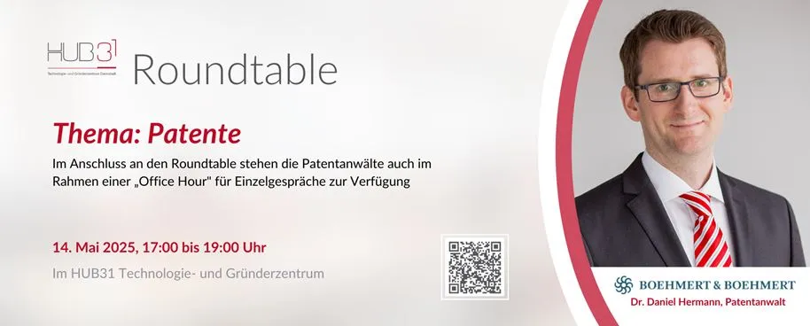 Hub31-Roundtable Thema Patente