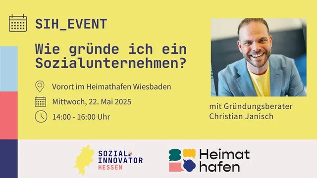 Workshop Wie gründe ich ein Sozialunternehmen