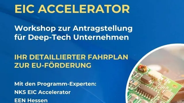 Plakat Workshop EIC Accelerator
