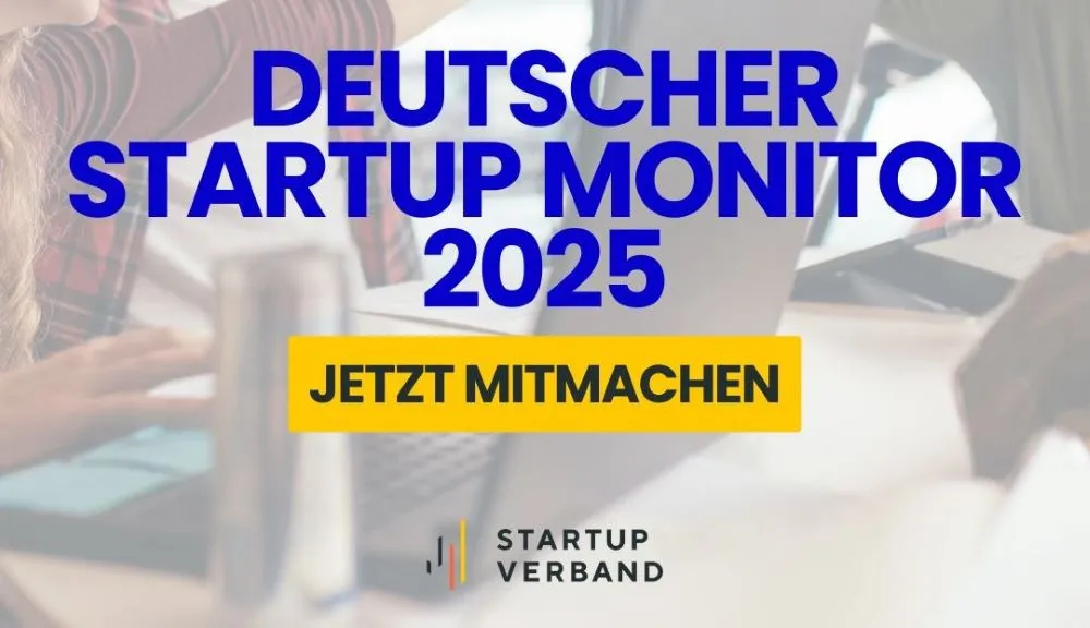Plakat Deutscher Startup Monitor 2025