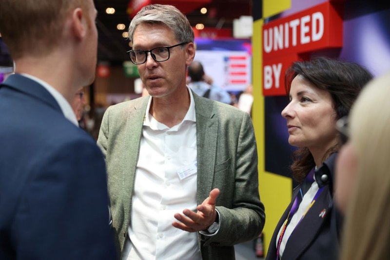 Dr. Johannes Loheide, Staatssekretär im hessischen Wirtschaftsministerium auf der VivaTech 2026 in Paris 24.6.2026