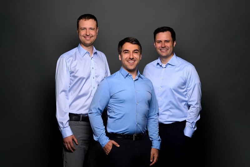 Jakub Kowalczewski, Ruben Tessmann, Jan Ackermann (v.l.), Mitgründer TEACK GmbH, 19.10.2026