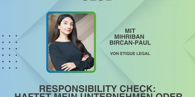 Werbeflyer für den Breakfast Club in Kinzig Valley mit dem Thema "Responsibility Check: Haftet mein Unternehmen oder hafte ich persönlich" und dem Datum 10. Februar 2026 um 9:30 Uhr in Kinzig Valley Gelnhausen.