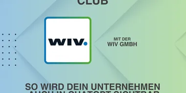 Logo von Kinzig Valley mit Text 'BREAKFAST CLUB' und WIV GmbH Logo, Ankündigung eines Events am 9. Oktober 2025 um 9:30 Uhr in Kinzig Valley Gelnhausen mit dem Thema Sichtbarkeit von Unternehmen in ChatGPT