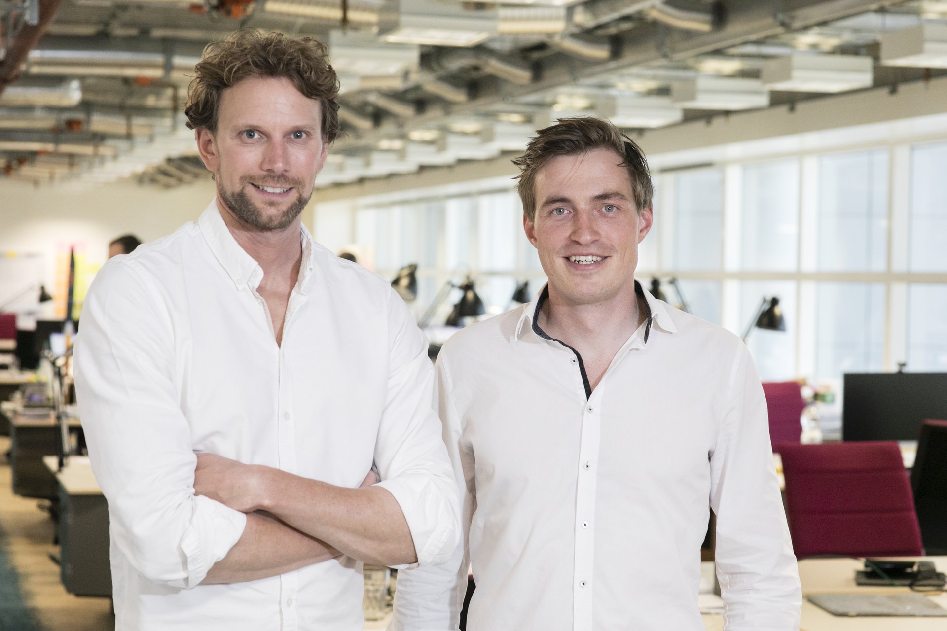 Matthias Karger (l.) und Lars Rinn, die Gründer von node.energy. Bild: Martin Leissl