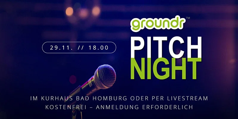 Groundr e.V. Pitch Night